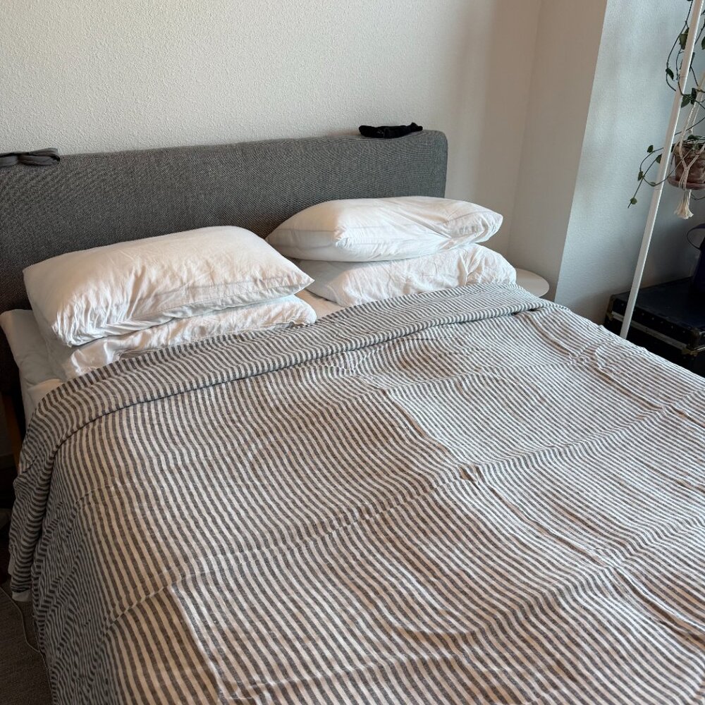 Brooklinen Washed European Linen Duvet Cover in Full/Queen